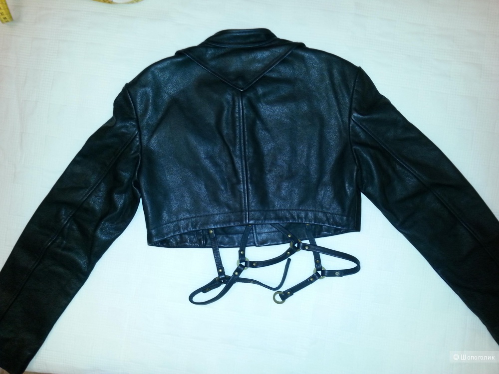 Кожаная укороченная куртка ALEXANDER WANG 40IT, 4US