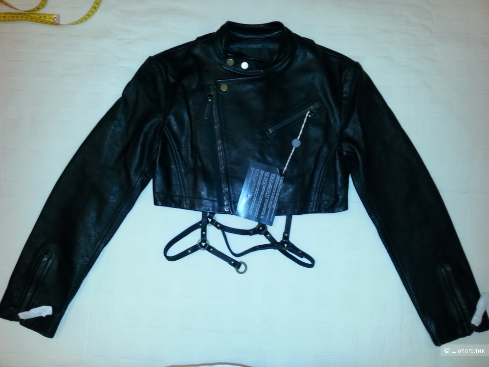 Кожаная укороченная куртка ALEXANDER WANG 40IT, 4US
