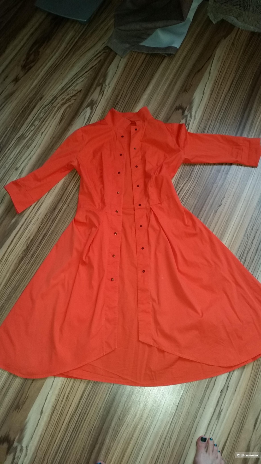 Платье-рубашка 42-44 размер,  Калашниковых