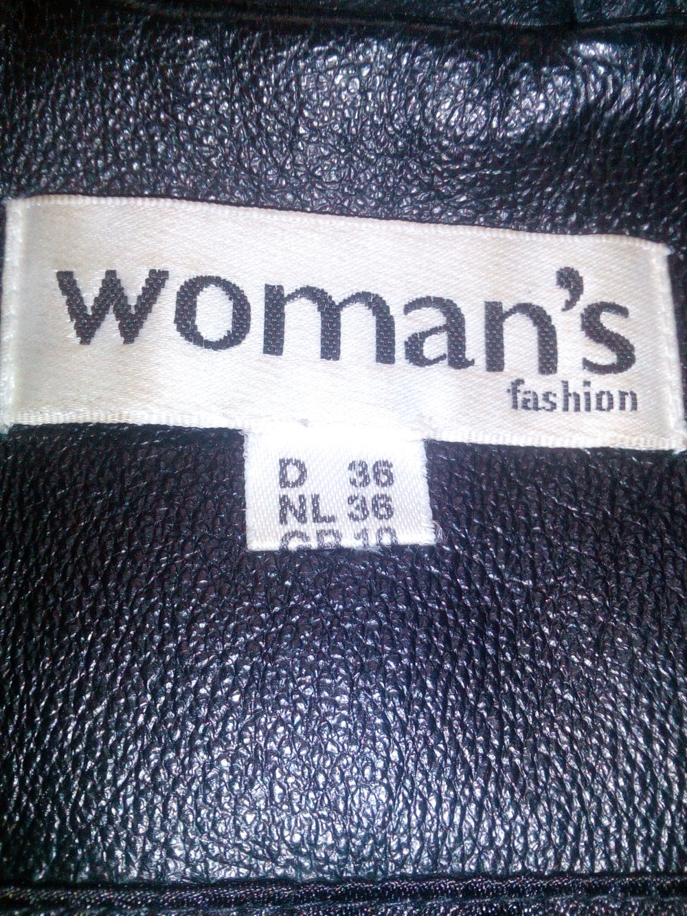 Кожаный пиджак Woman's 46 размер