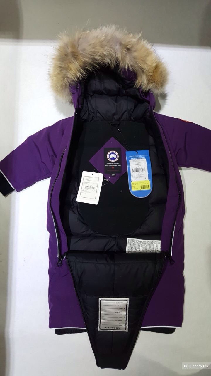 Canada Goose детский пуховый комбинезон 6-12 мес