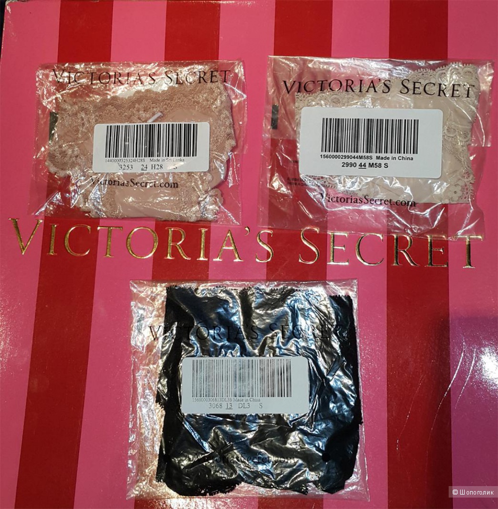 Трусики Victoria`s Secret размер S (комплект из 3-х шт)