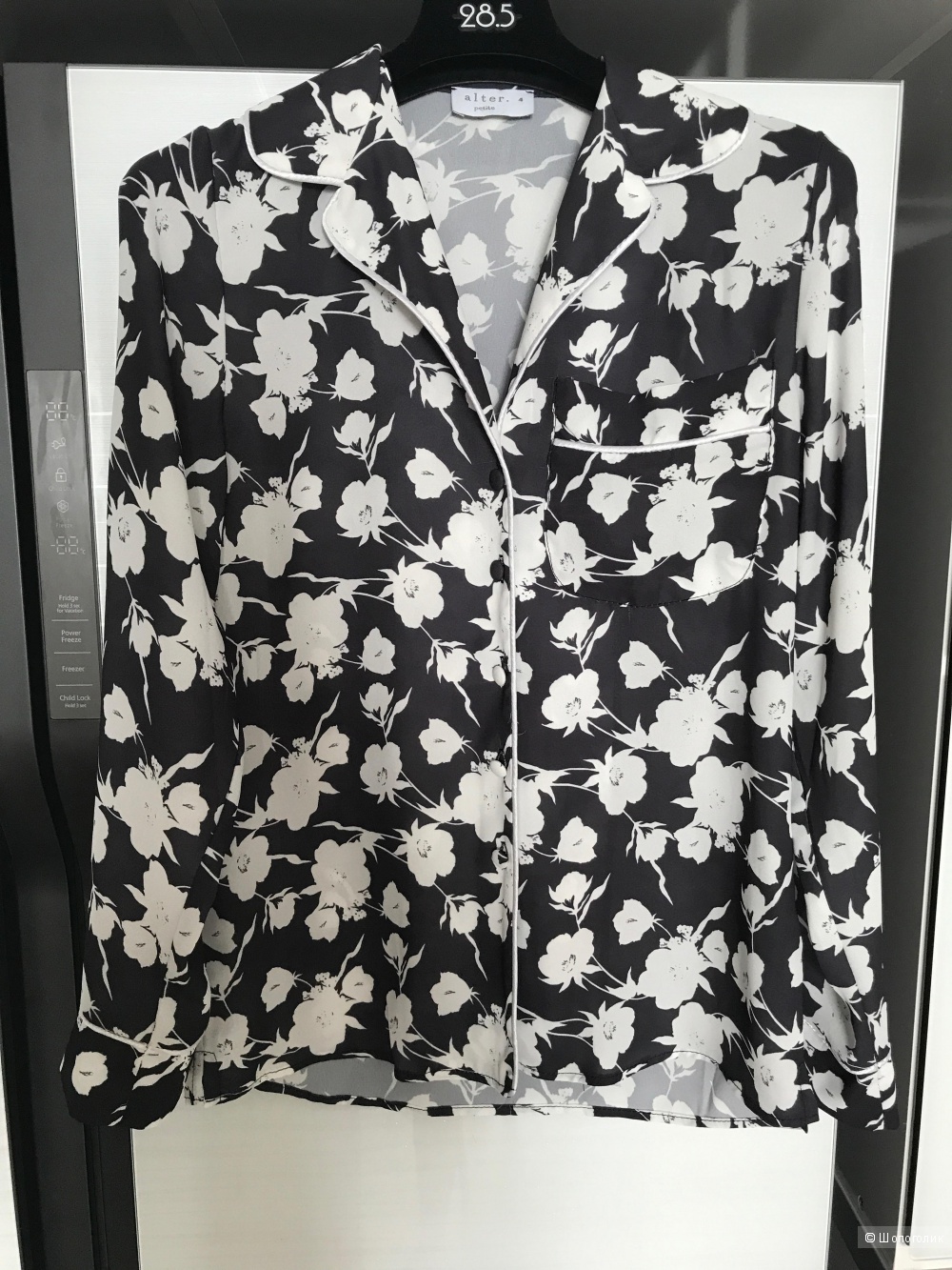 Блуза в пижамном стиле, Alter Petite, размер XS (40-42 рос)