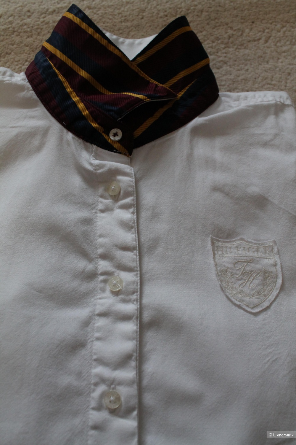 Белая рубашка tommy hilfiger L (48-50)