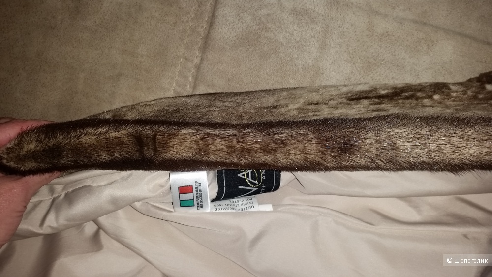 Пончо норковое,  Alberto fur, 42-48 размер