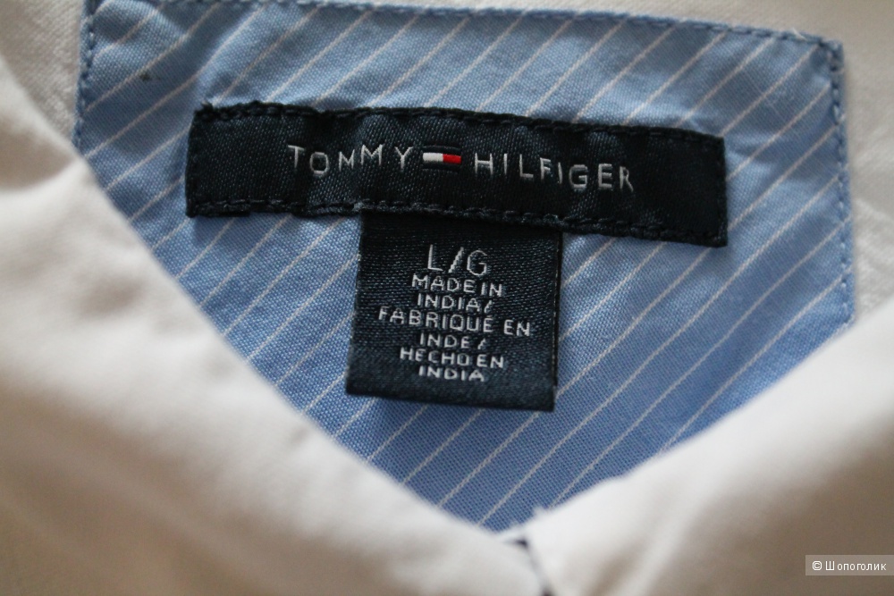 Белая рубашка tommy hilfiger L (48-50)