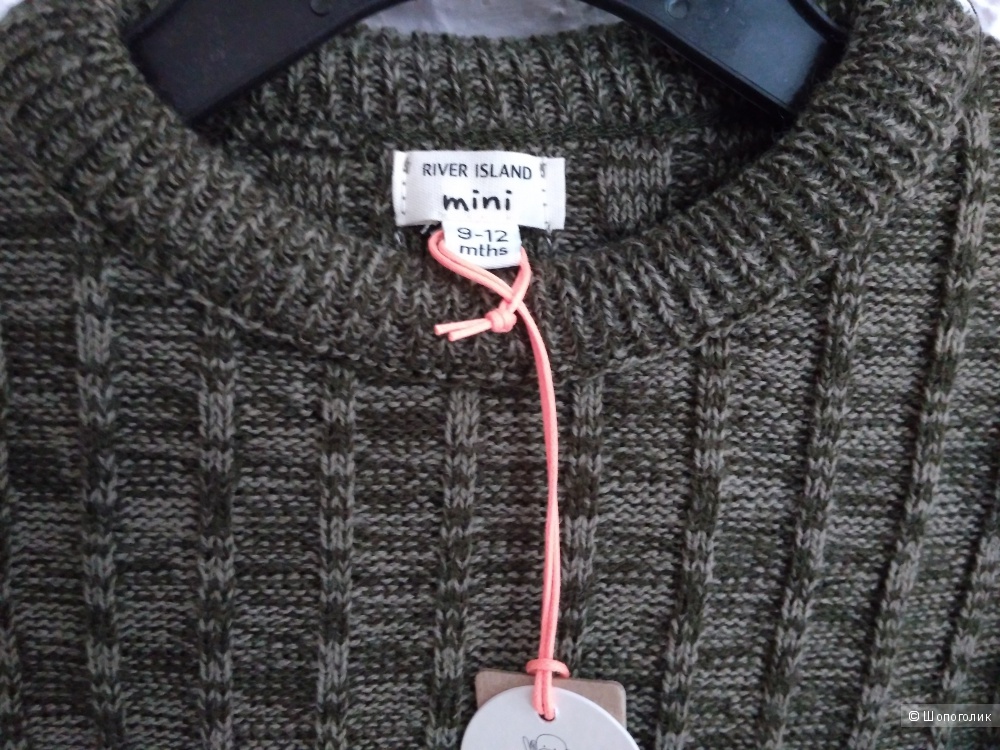 Детский свитер бренда River Island, размер 9-12 мес