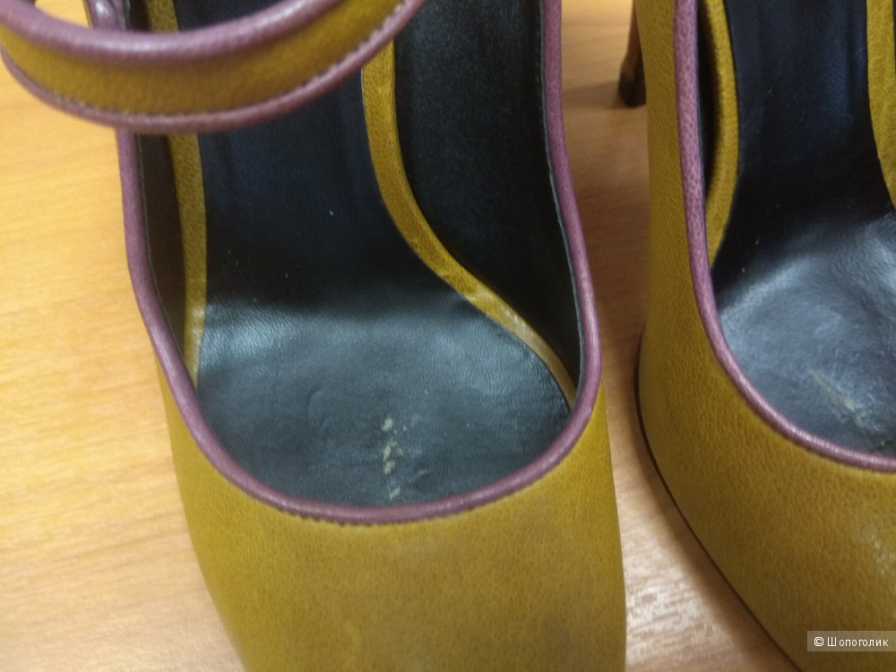 Кожаные туфли Dolce & Gabbana, размер 38,5 (37,5 RU)