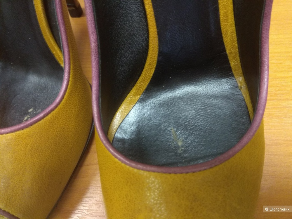 Кожаные туфли Dolce & Gabbana, размер 38,5 (37,5 RU)