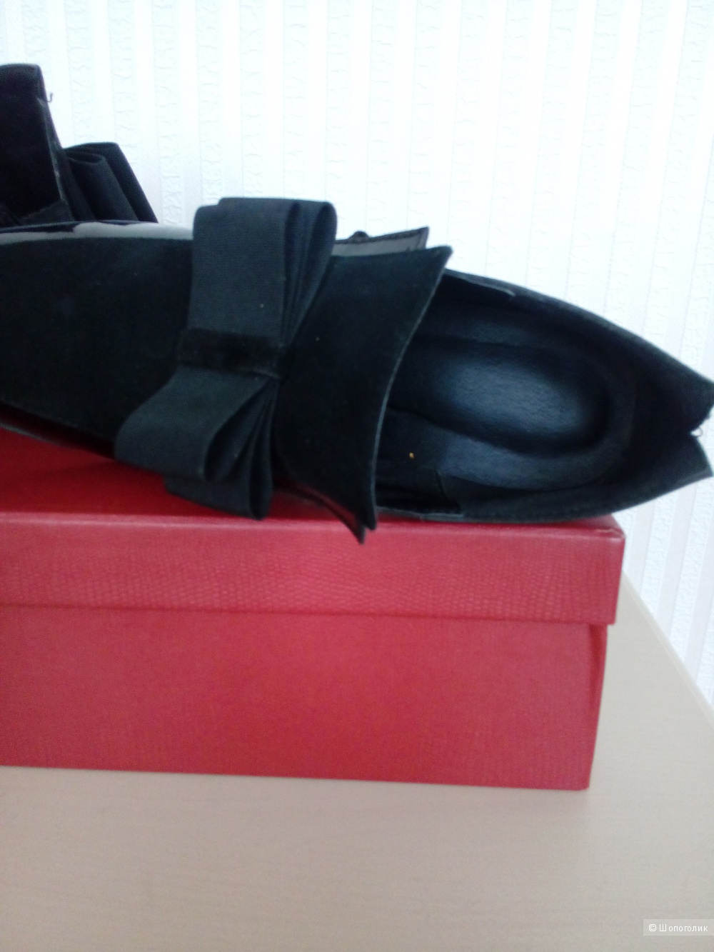 Туфли чёрные лаковые, 37 размер