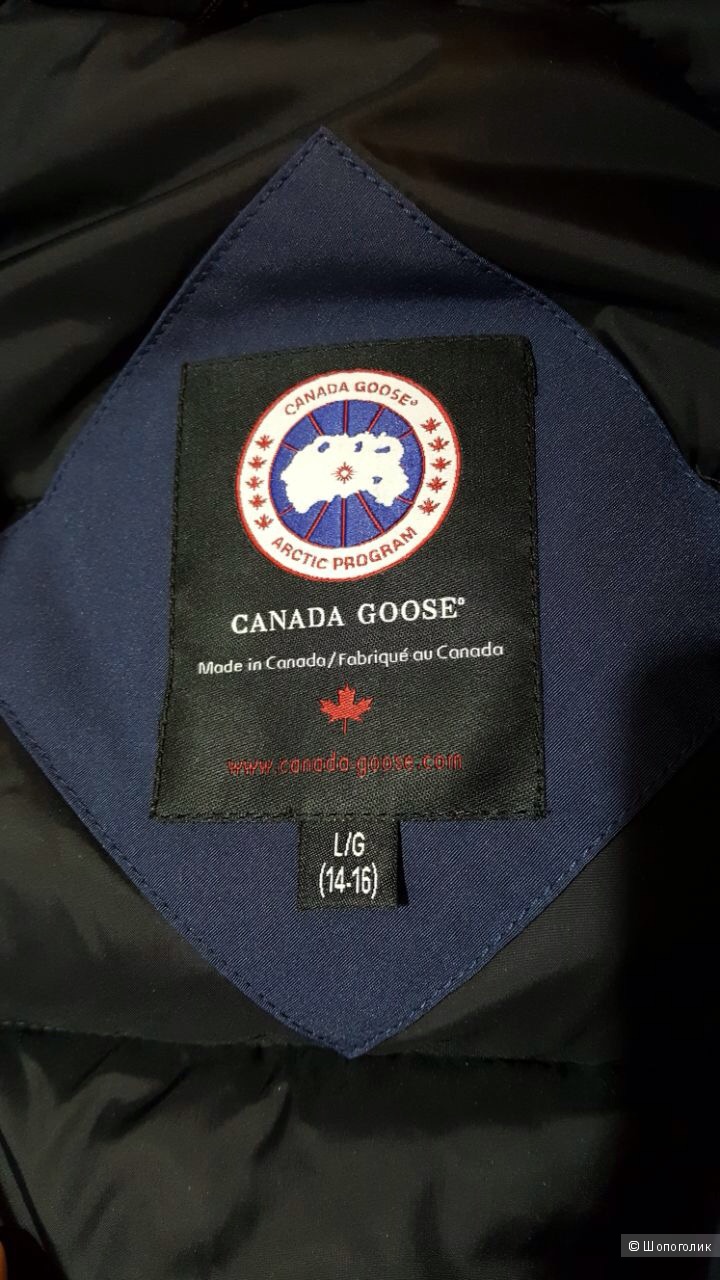 Canada Goose пуховик на мальчика 14-16 лет.