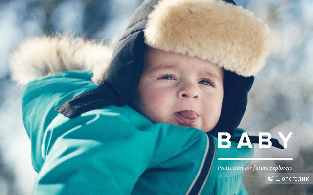 Canada Goose детский пуховый конверт. 6-12 мес