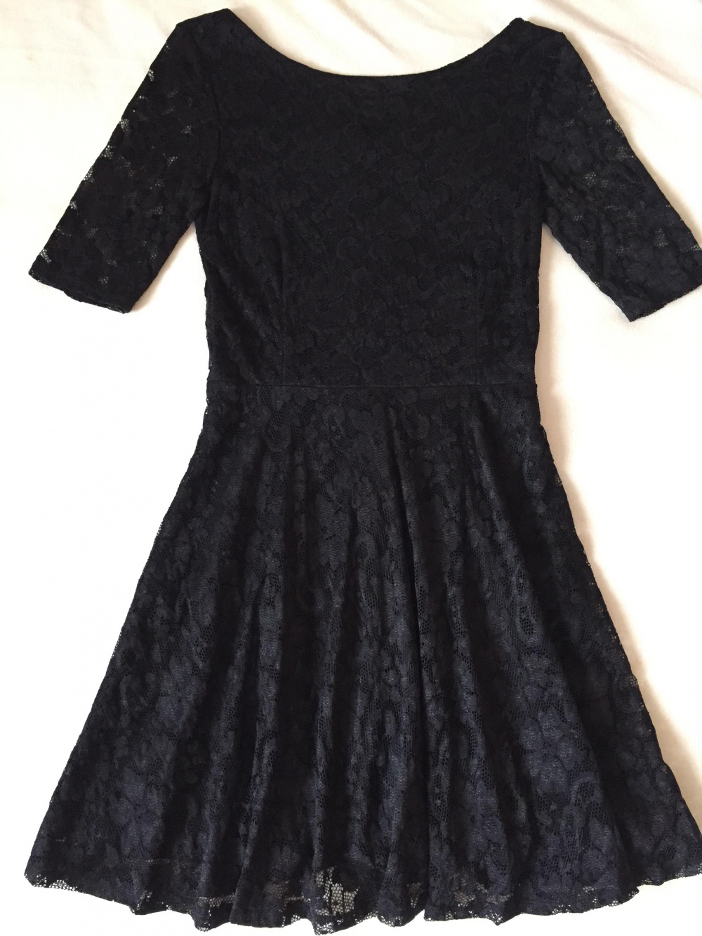 Кружевное платье Brave Soul, размер S, черное