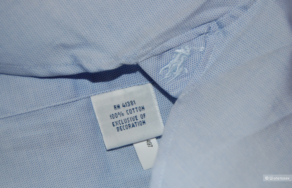 Мужская рубашка Ralph Lauren ворот 37