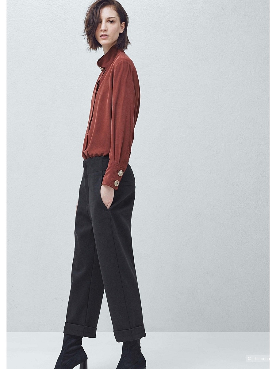 Укороченные брюки Mango, размер 40eu(46ru)