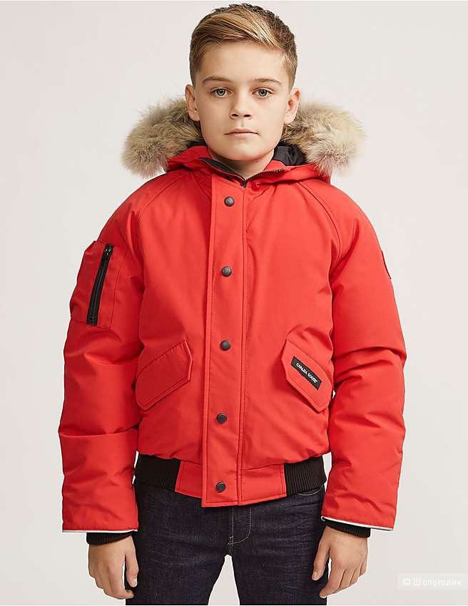 Canada Goose пуховик на мальчика 7-8 лет.