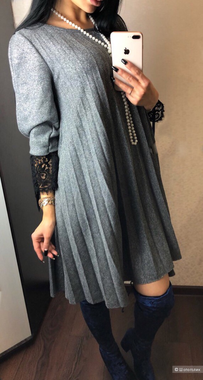 Платье Glowy, Италия, oversize