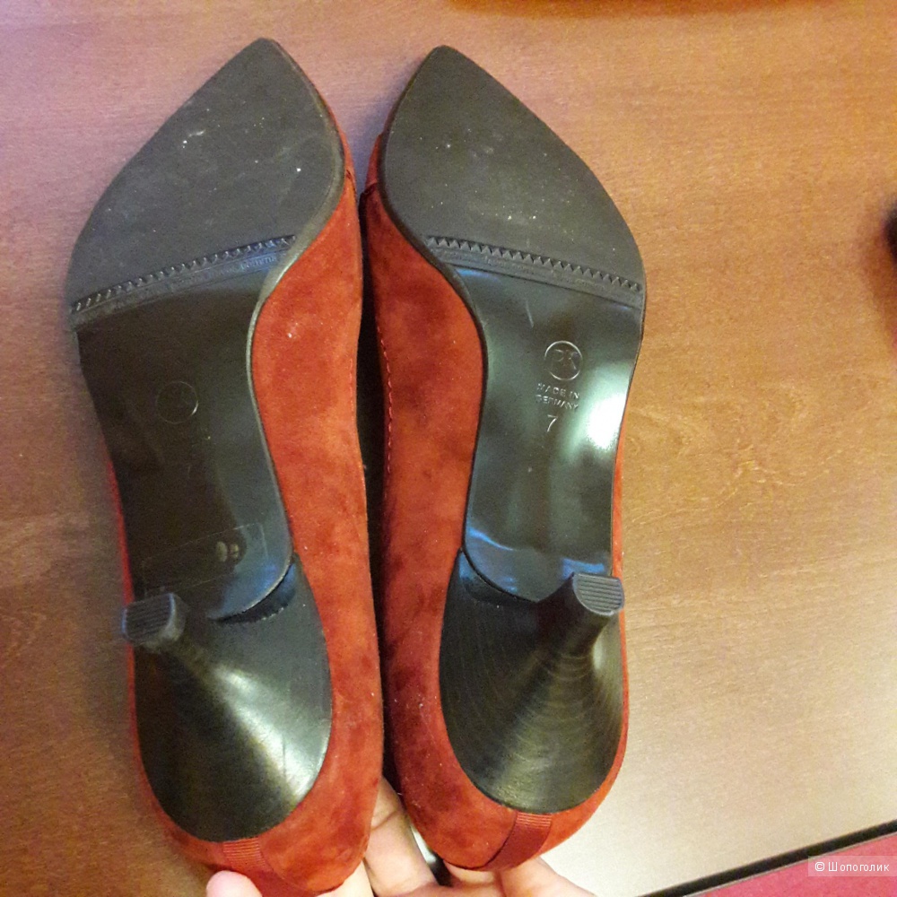 Кожаные туфли Peter Kaiser размер 7 eu