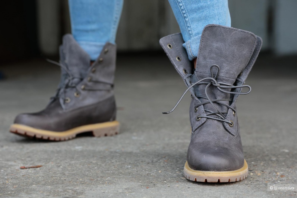 Timberland Authentics Suede Roll-Top Boots на 37 р-р(стелька 24,2см)