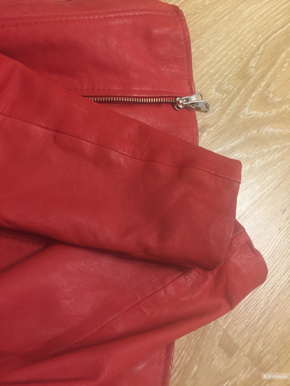 Кожаная куртка Zara 42-44 размер