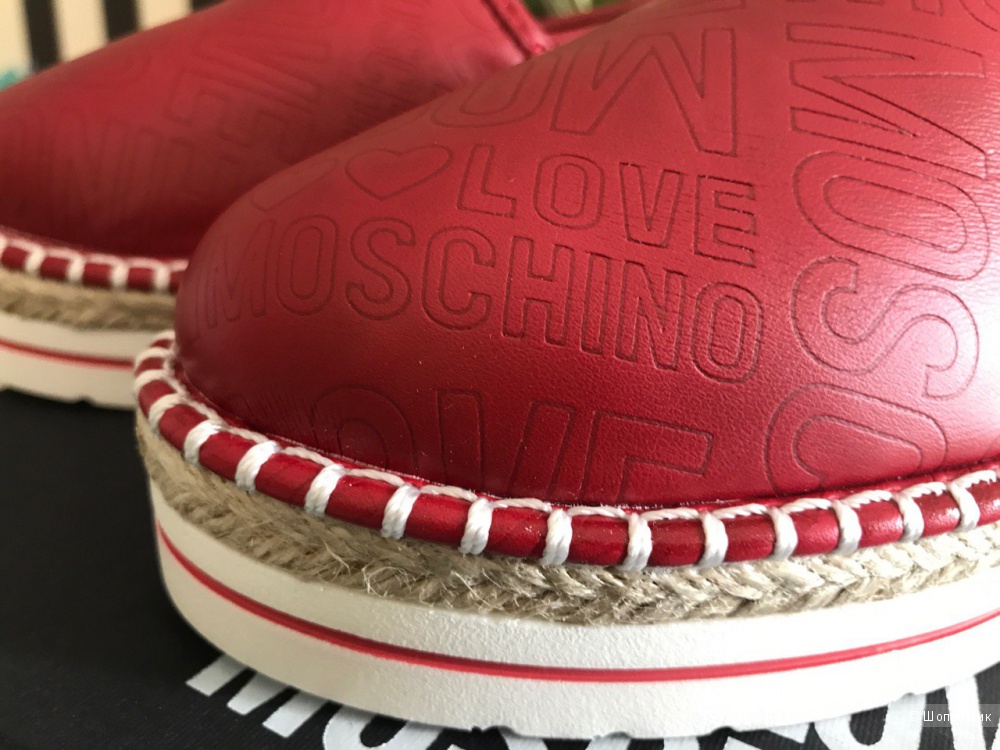 Женские эспадрильи Moschino, размер 36 и 39