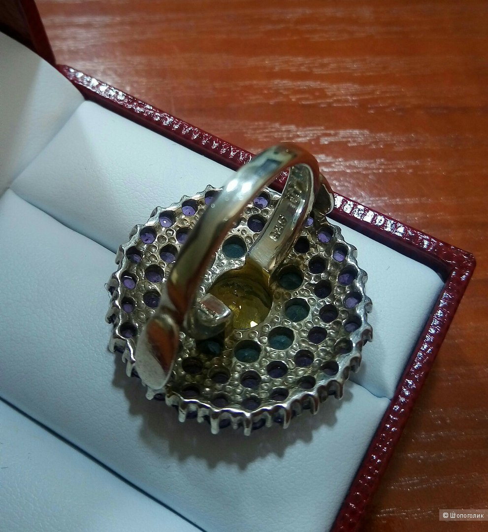 Серебряное кольцо, размер 18