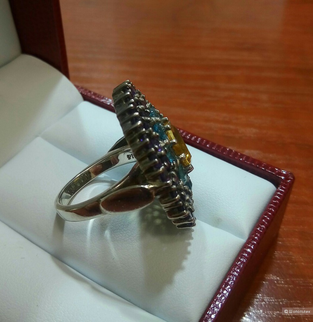 Серебряное кольцо, размер 18