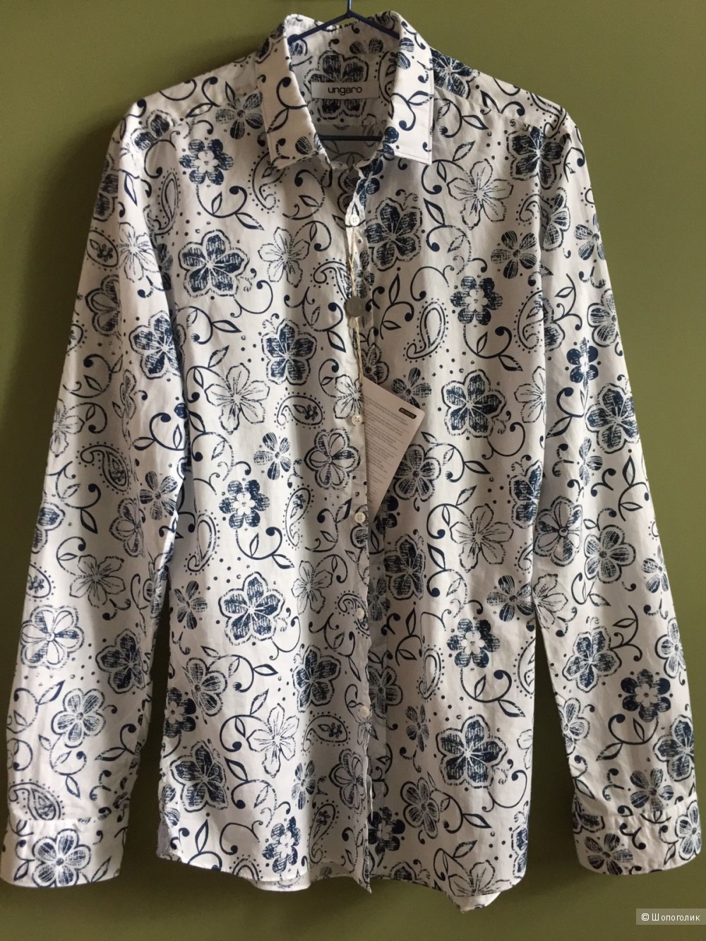 Мужская рубашка UNGARO, рр 15 3/4