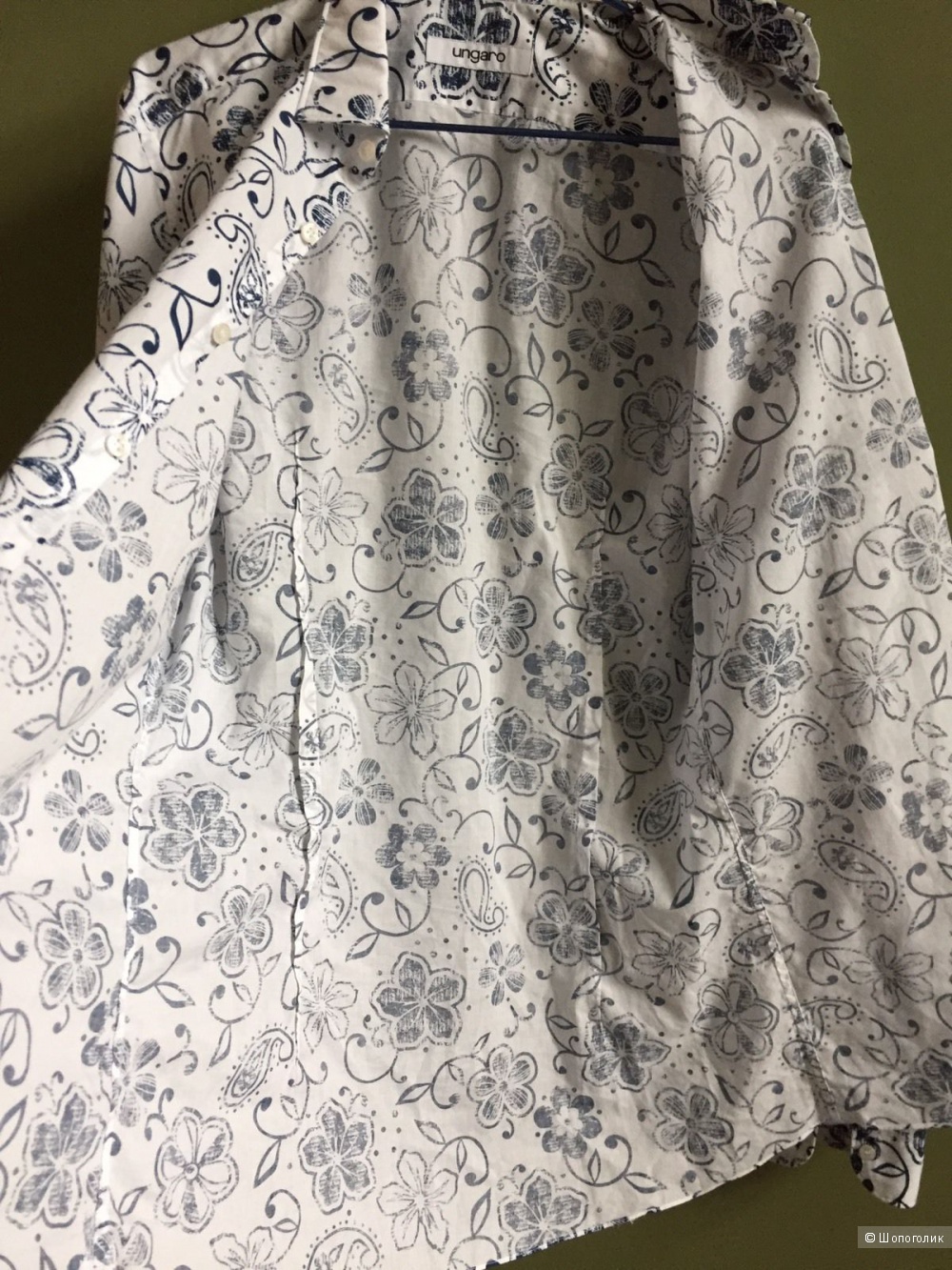 Мужская рубашка UNGARO, рр 15 3/4