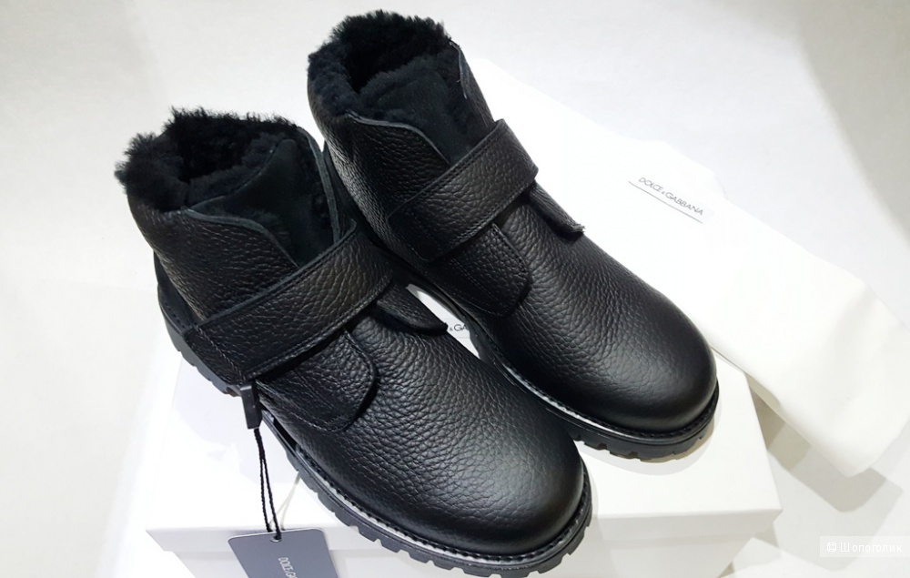 DOLCE&GABBANA зимние ботинки. р.37