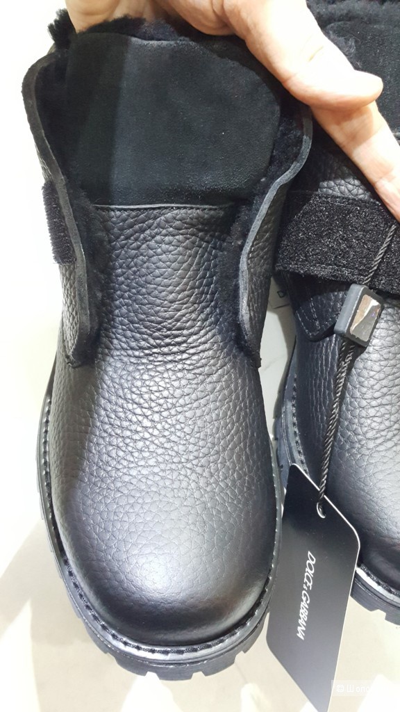 DOLCE&GABBANA зимние ботинки. р.37