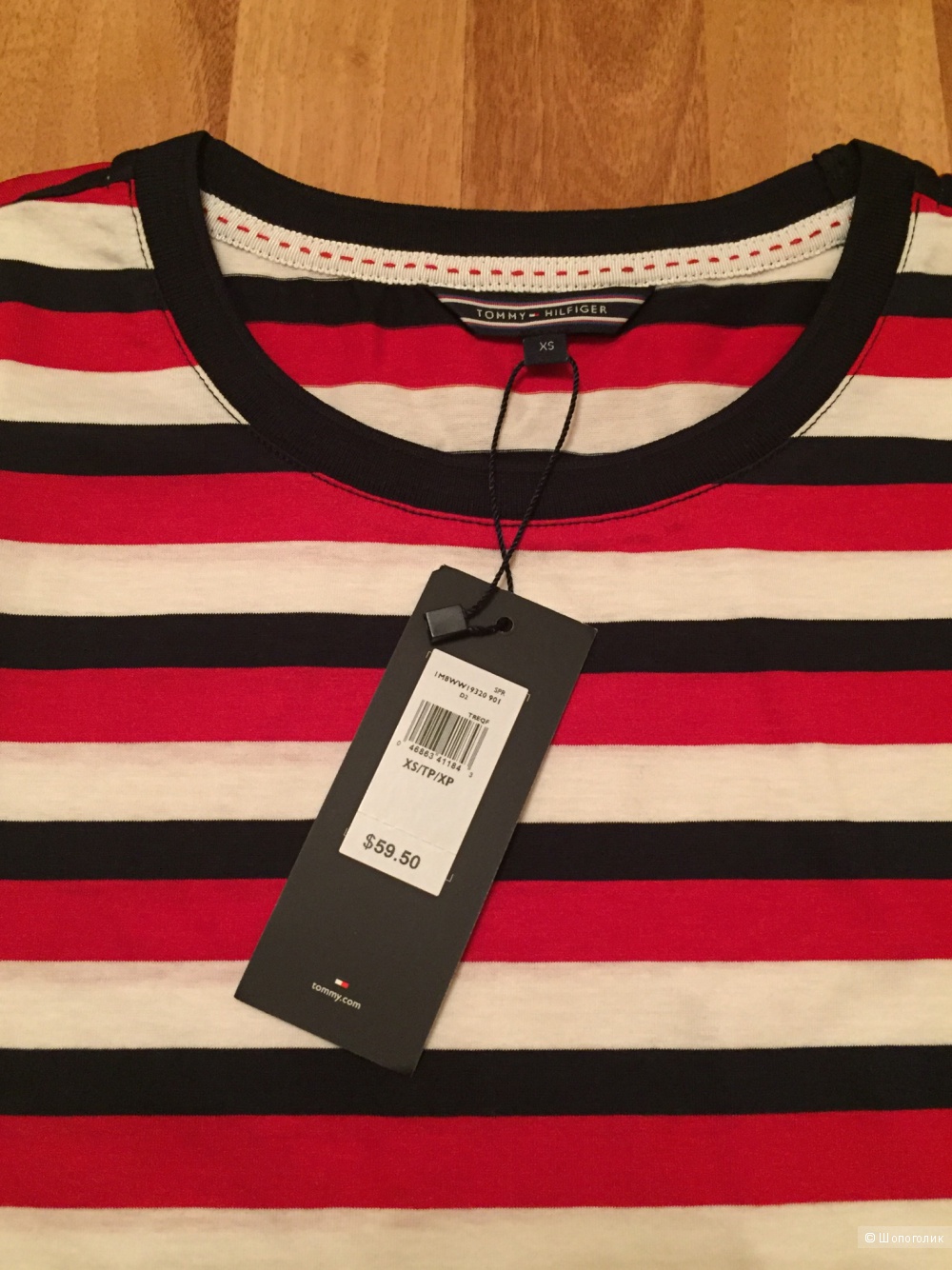 Лонгслив Tommy Hilfiger, размер 42-44
