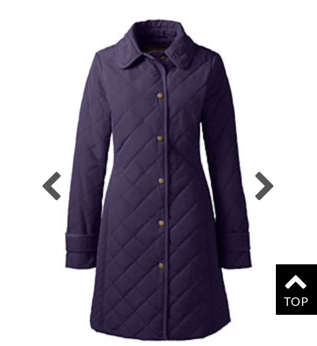 Стеганое пальто Landsend usa 8 ( 46 рос.)