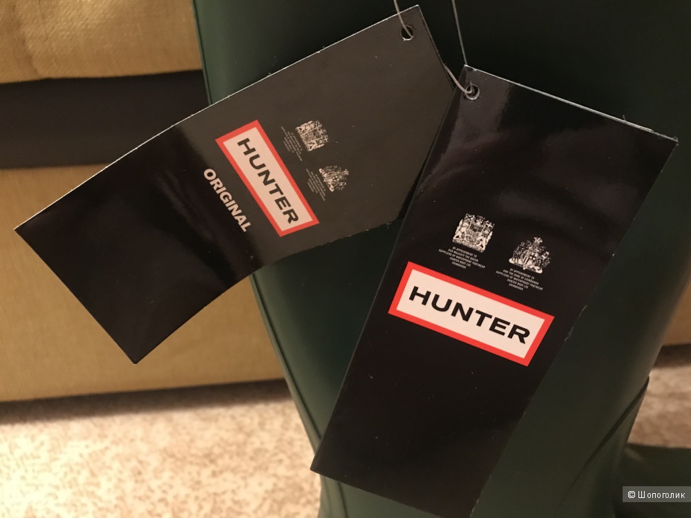 Резиновые сапоги Hunter размер uk4