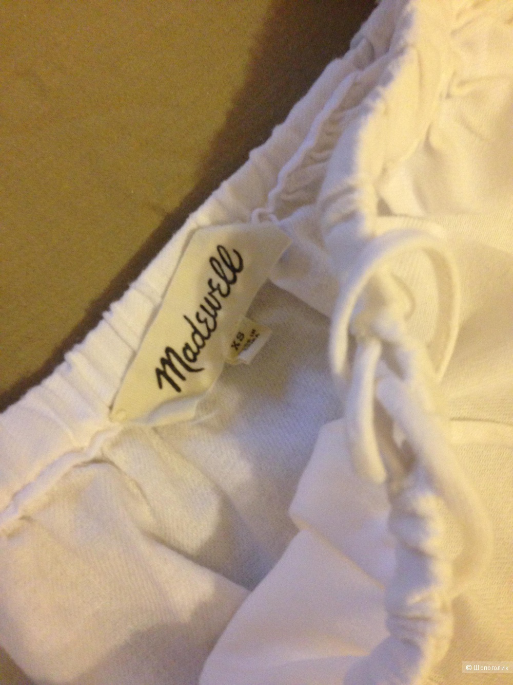 Хлопковый топ от madewell на xs -s