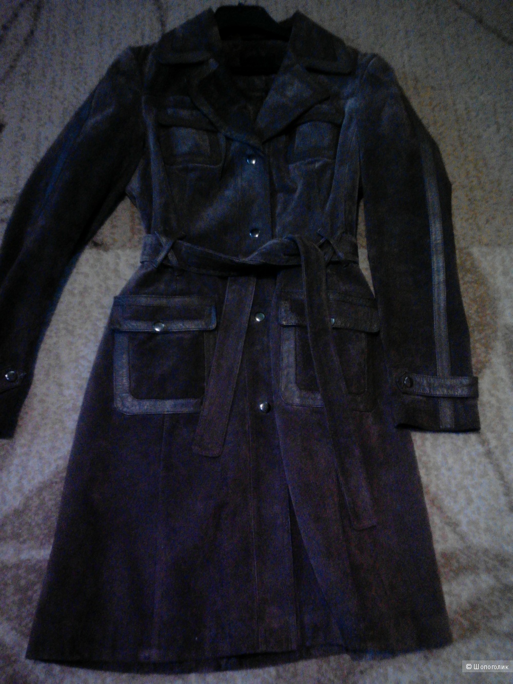 Пальто замшевое. Vero moda. 46-48 (L).