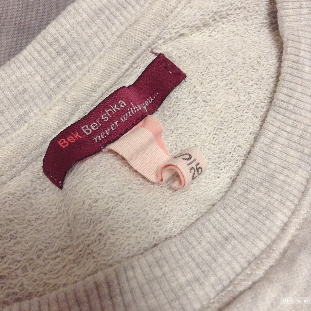 Кроп толстовка Bershka + хлопковые гетры Heine, XS