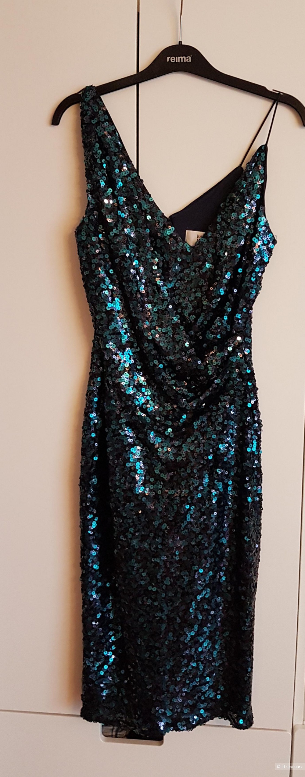 Коктейльное платье Badgley mischka 6us 44-46 размер