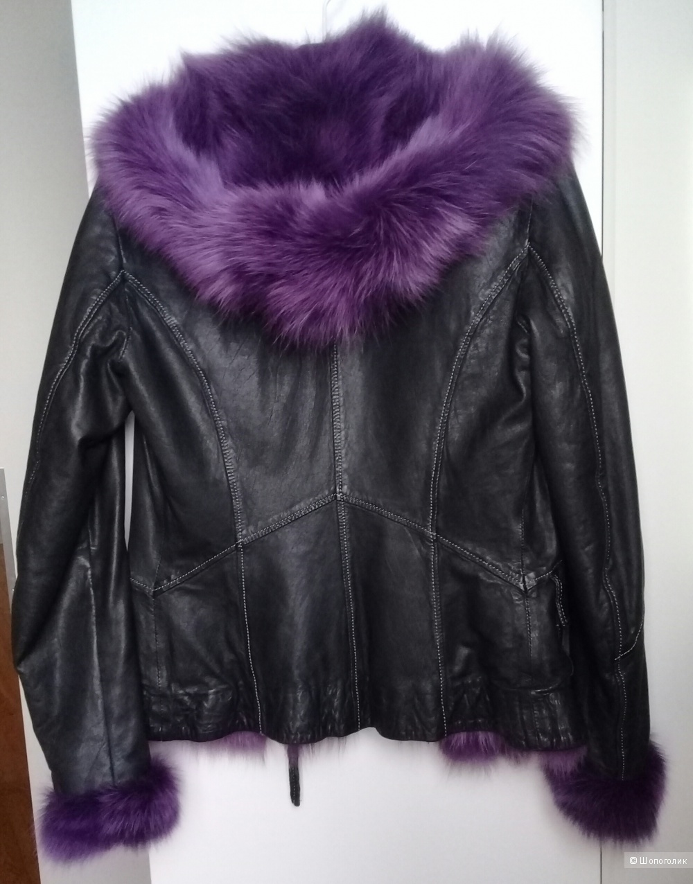 Женская кожаная куртка, размер 42-44