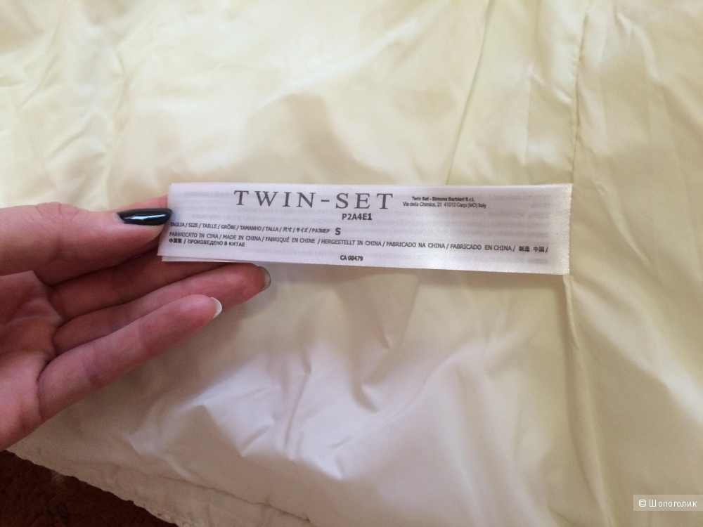Пуховичок Twin Set, размер S.