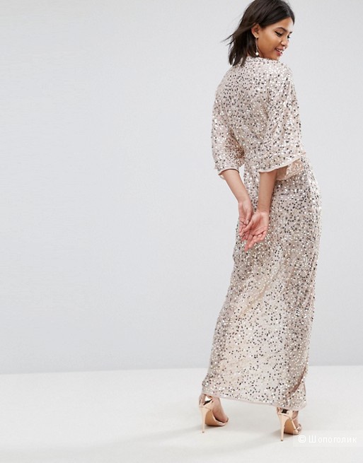 Платье в пайетках Asos UK6