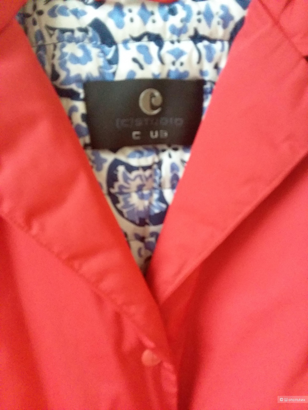 Лёгкое пуховое женское пальто (C) STUDIO CLUB на 46 размер