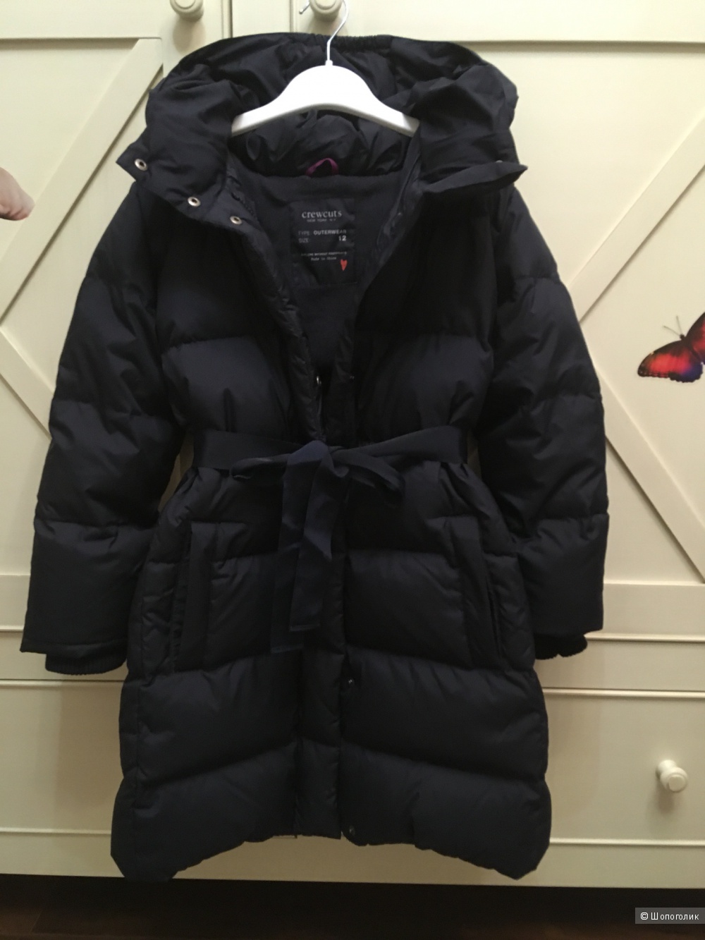 Пальто пуховик для девочки J.Crew Girls 12 лет