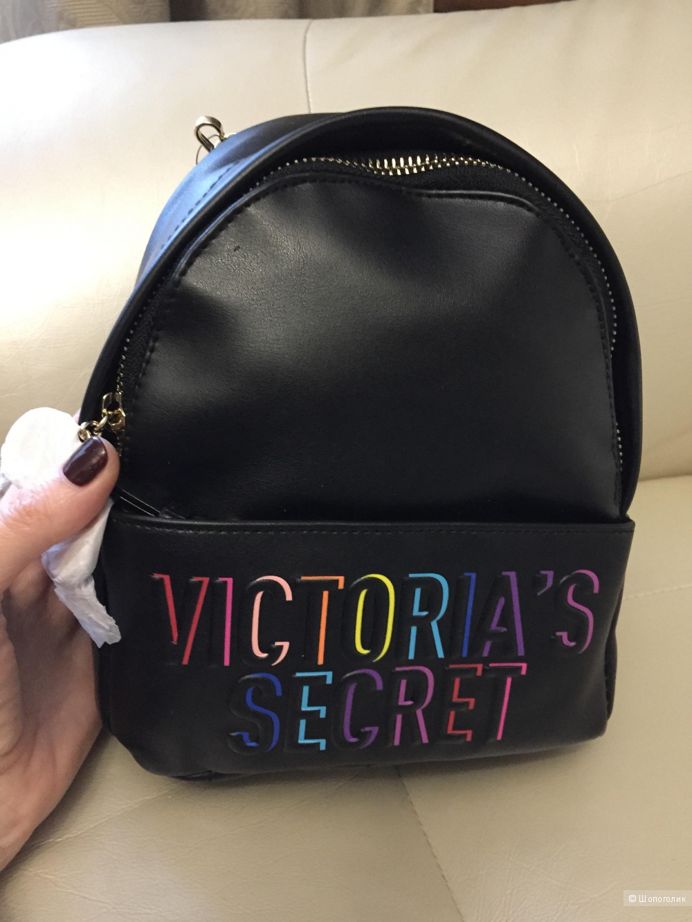 Мини-рюкзак из эко-кожи Victoria's Secret
