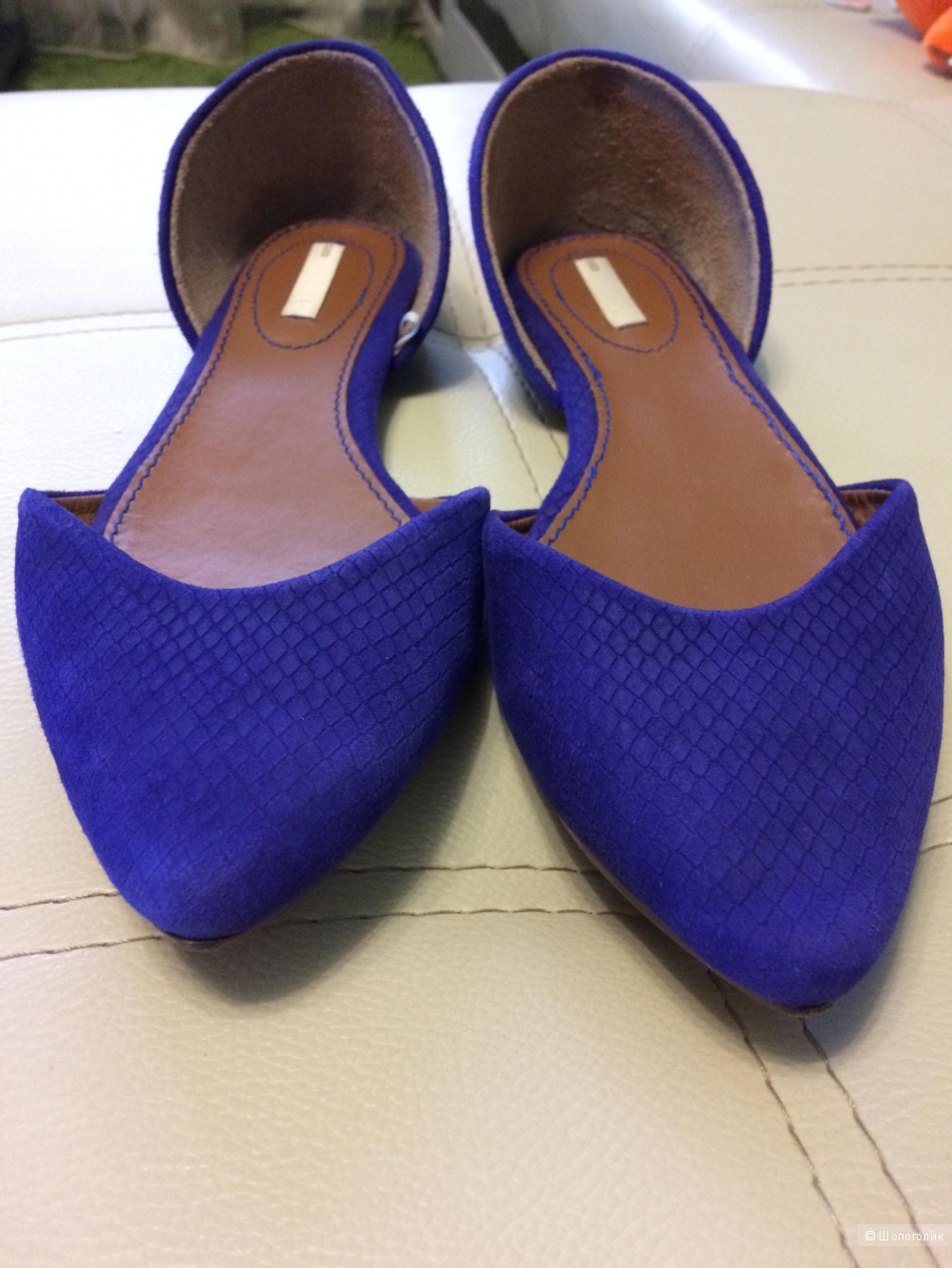 Туфли синие H&M 39-40 размер