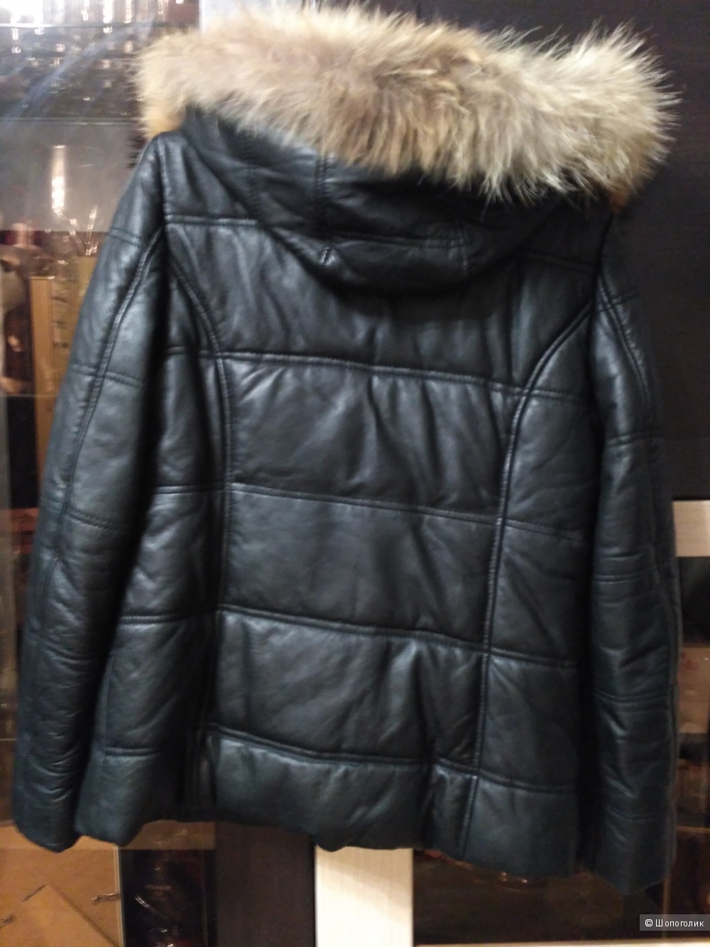 Зимняя кожаная куртка, 44 размер, фирма "Алеф"