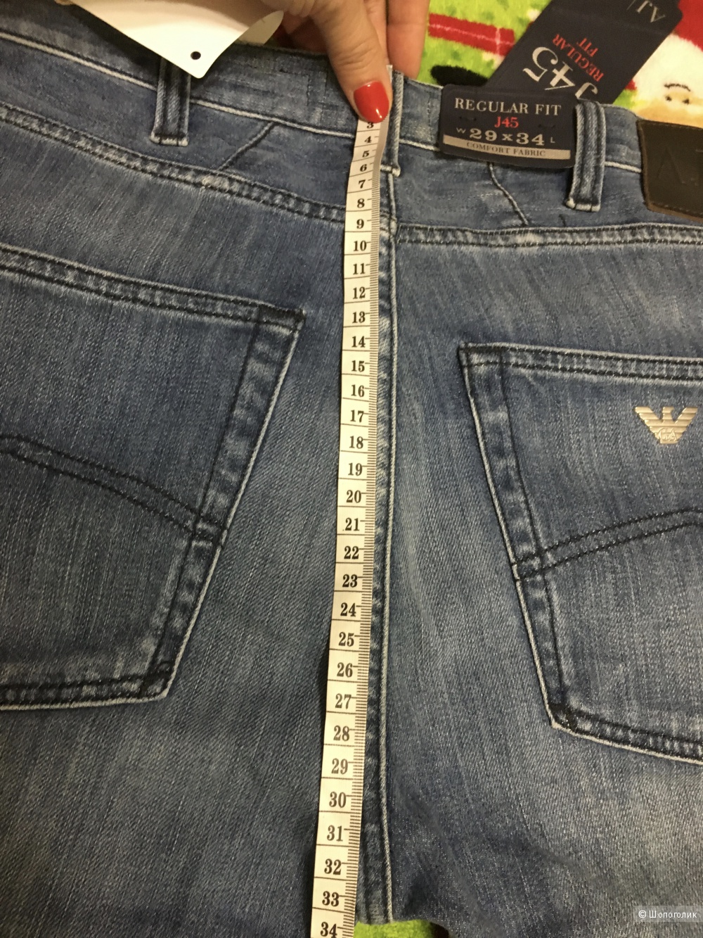 Мужские джинсы ARMANI JEANS, 29W-34L (Размер Джинсов).