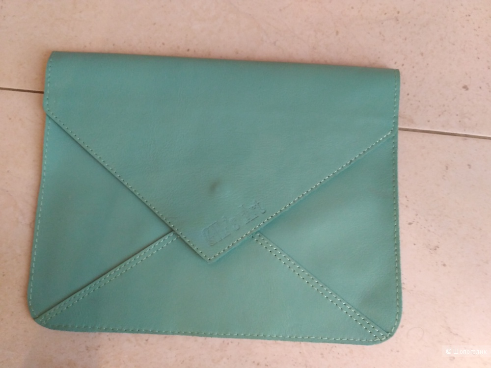 Кожаный клатч-конверт, размер 20х25 см, GIL's Art дизайнерская мастерская