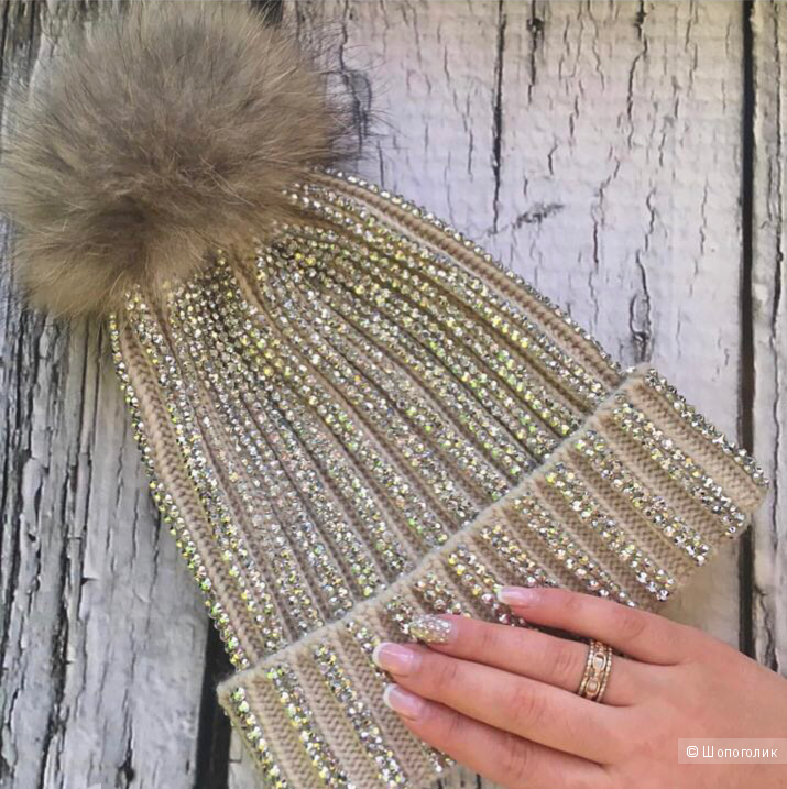 Шапка Beige, oversize