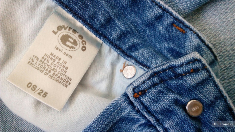 Джинсы скинни Levis, размер 25,S